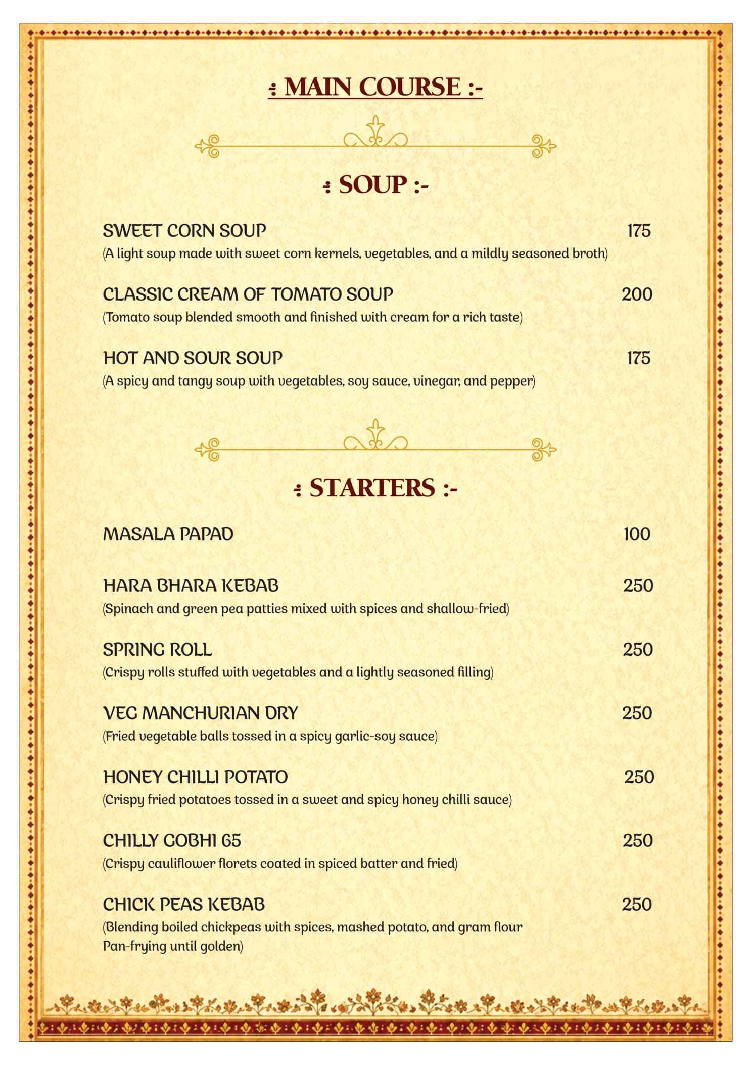 Hawai Jharokha menu — page 5