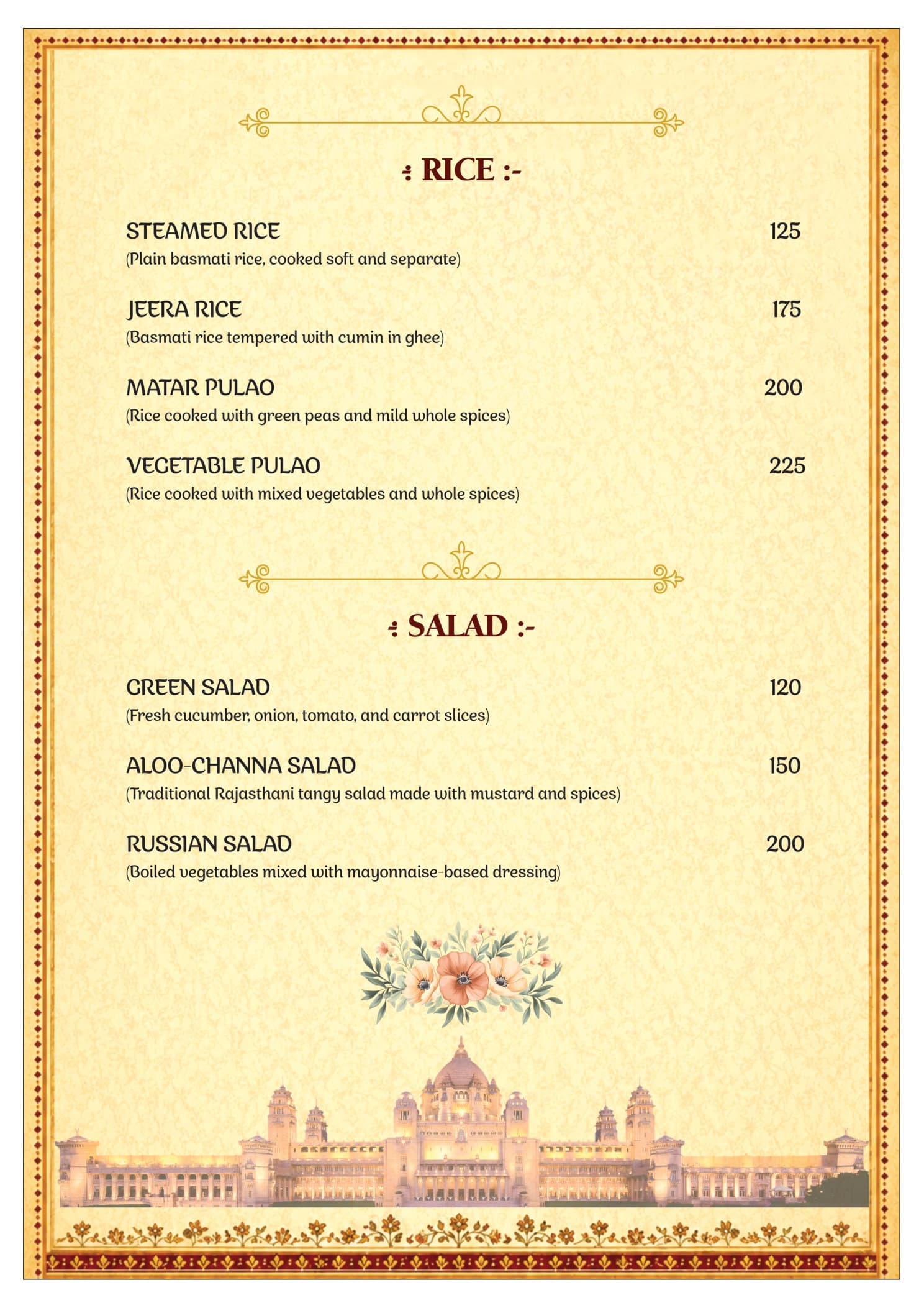 Hawai Jharokha menu — page 10